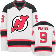 NJ Devils NHL Authentic Style White Hockey Jersey #9 Zach Parise