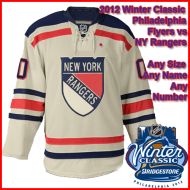 New York Rangers 2012 NHL Winter Classic Custom or Blank Jersey