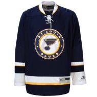 St Louis Blues NHL Premium Navy Blue Hockey Game Jersey