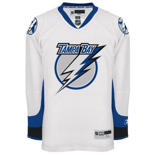 Tampa Bay Lightning NHL Premium White Hockey Game Jersey