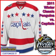 Washington Capitals 2011 Winter Classic Custom or Blank Authentic Jersey