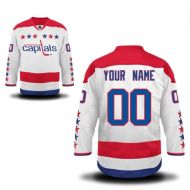 Washington Capitals NHL Premium Alternate White Hockey Jersey (Custom or Blank)