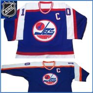 Winnipeg Jets CCM Authentic Style 1983-84 Blue Jersey 10 HAWERCHUK