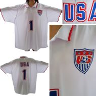 Team USA Mens Nike Style Home White Soccer Jersey 2014/15