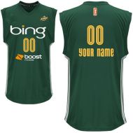WNBA  Seattle Storm  Authentic Design Ladies Green Jersey (Custom or Blank)